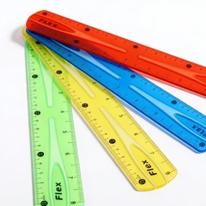 Regla Flexible de Plástico de 20 cm, Resistente a Impactos, Transparente y Flexible para la Escuela - Product Image 5