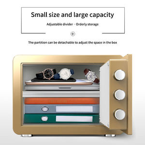 Xbt trực tiếp bán buôn nhà chống trộm tiền gửi nhỏ an toàn hộp với khóa khóa rắn thép bền an toàn - Product Image 3