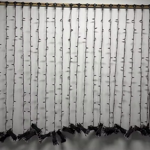 Chất lượng cao cáp cao su 220V -240V CE ROHS ngoài trời IP65 không thấm nước trang trí đám cưới ánh sáng LED Curtain - Product Image 2