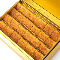 Carton alimentaire de luxe en papier, boîte d'emballage pour date de Ramadan Baklava, cadeau de fruits