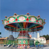 Manège à sensations fortes populaire pour parcs d'attractions, jeu rotatif pour enfants et adultes, chaise volante à tête oscillante de luxe pour extérieur et intérieur, à vendre