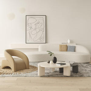 Fauteuil individuel avec structure de soutien souple, mobilier décontracté pour salon - Product Image 5