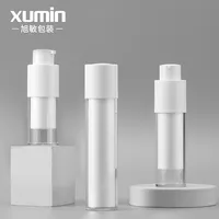 Luxe Clear Airless Fles 15Ml 30 Ml 50Ml Voor Airless Pomp Flessen Cosmetische 30 Ml Ondersteuning Navulbare En 1Oz Custom Logo