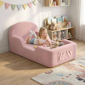 <span class=keywords><strong>Letto</strong></span> per Bambini Moderno Personalizzato 2027, Comodo e Comprimibile, Senza Legno e Metallo, <span class=keywords><strong>Letto</strong></span> di Transizione per Bambini in Bouclé - Product Image 2