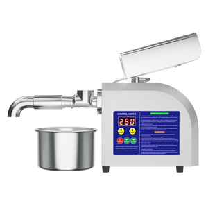 Otomatik yağ basın sıcak ve soğuk yağ çıkarma makinası elektrikli yağ Expeller makinesi paslanmaz çelik 304 keten tohumu fıstık için - Product Image 1