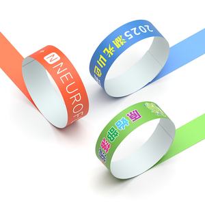 Pulseras Promocionales de Papel Desechables Personalizadas, Impresas Digitalmente e Impermeables, para un Solo Uso en Fiestas y Eventos de Parques de Diversiones - Product Image 3