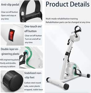 Mini ev elektrikli egzersiz bisikleti ev spor <span class=keywords><strong>pedal</strong></span>ı egzersiz için ayak ve kol egzersiz Fitness Mini egzersiz bisikleti - Product Image 3