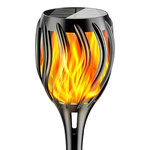 Ngoài trời không thấm nước 96 Led nhảy múa trang trí cảnh quan năng lượng mặt trời nhấp nháy ngọn lửa vườn ánh sáng năng lượng mặt trời ngọn đuốc - Product Image 2