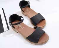 Chaussures de gladiateur sexy pour femme 2018, antidérapantes, sandales compensées et mules pour l'été/l'hiver, saison printemps/automne, de Chine