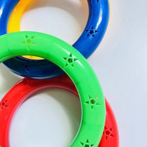 Anneaux de gymnastique en plastique Xinchuan 151820, anneaux colorés pour enfants, équipement d'entraînement sensoriel - Product Image 3