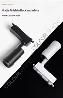 Foco LED COB con Ángulo de Haz Ajustable, Soporte Vertical, Lámpara de Disipación de Calor, Iluminación para Exhibición en Tiendas