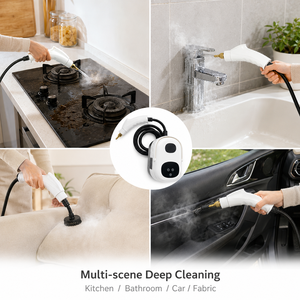 Limpiador a Vapor OEM ODM de 1500W, 3BAR de Alta Presión, Tanque de 1000ml, Calentamiento Rápido en 15s, Máquina de Limpieza Portátil para Hogar, Auto y Cocina - Product Image 3