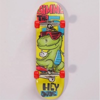Planche à roulettes JIESEN Maple Fingerboard Dragon à quatre roues, plaque coulissante personnalisée, mini FB-010 99x29mm pour jeunes