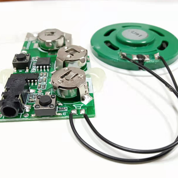 Blank 60 Seconds Re-recordable Module by Audio Line From Computer Phone for Custom DIY Sound Card Audio Play Sound File Studio