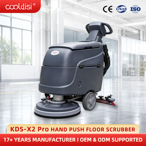Compact Walk-Behind <b>Floor</b> Scrubber Strong Suction Motor <b>Floor</b> Washing Suitable for Supermarkets Restaurants Workshops - Product Image 1
