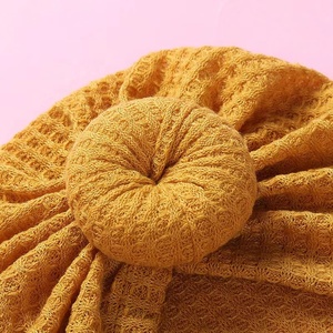 Gorros de Estilo Europeo Americano, Suaves, Tejidos Tipo Waffle, Turbantes, Diademas <span class=keywords><strong>para</strong></span> Bebés Niñas - Alta Calidad, 14 Colores, Logotipo Personalizado - Product Image 3