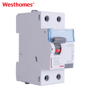 Disjoncteur différentiel WESTHOMES <span class=keywords><strong>DX3</strong></span>-<span class=keywords><strong>ID</strong></span> 1P+N AC TYPE A, protection contre les fuites à la terre, MCB <span class=keywords><strong>63A</strong></span> RCCB Cuivre 6kA - Product Image 1