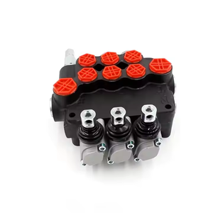 Válvula de Control de Aceite Manual P80-G34-G12-3OT, Válvula Direccional Monobloque Manual para Petróleo - Serie P80A, Venta al por Mayor y OEM - Product Image 1