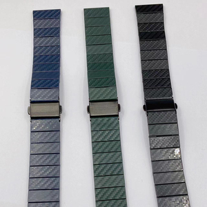 Venta caliente para <span class=keywords><strong>Watch</strong></span> Series 3 <span class=keywords><strong>Correa</strong></span> de reloj 8 SE Bandas Varios colores Textura de fibra de carbono Bandas de reloj inteligente - Product Image 2