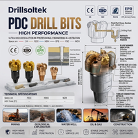 Высокопроизводительные долота PDC Drillsoltek 2026 с алмазными резцами премиум-класса для геологоразведочного бурения и бурения на глубокие скважины