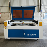 Machine de gravure et de découpe au laser CO2 LaserMen 1410 80w 100w 130w 150w pour plastique, papier, acrylique, bois, prix d'usine