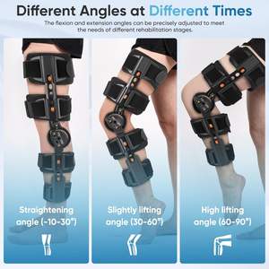 Supporto Ortopedico per Ginocchio con Cerniere e Stabilizzatori Laterali per Ridurre la Pressione, Alleviare il Dolore e Migliorare la Mobilità, per Donne e Uomini - Product Image 2