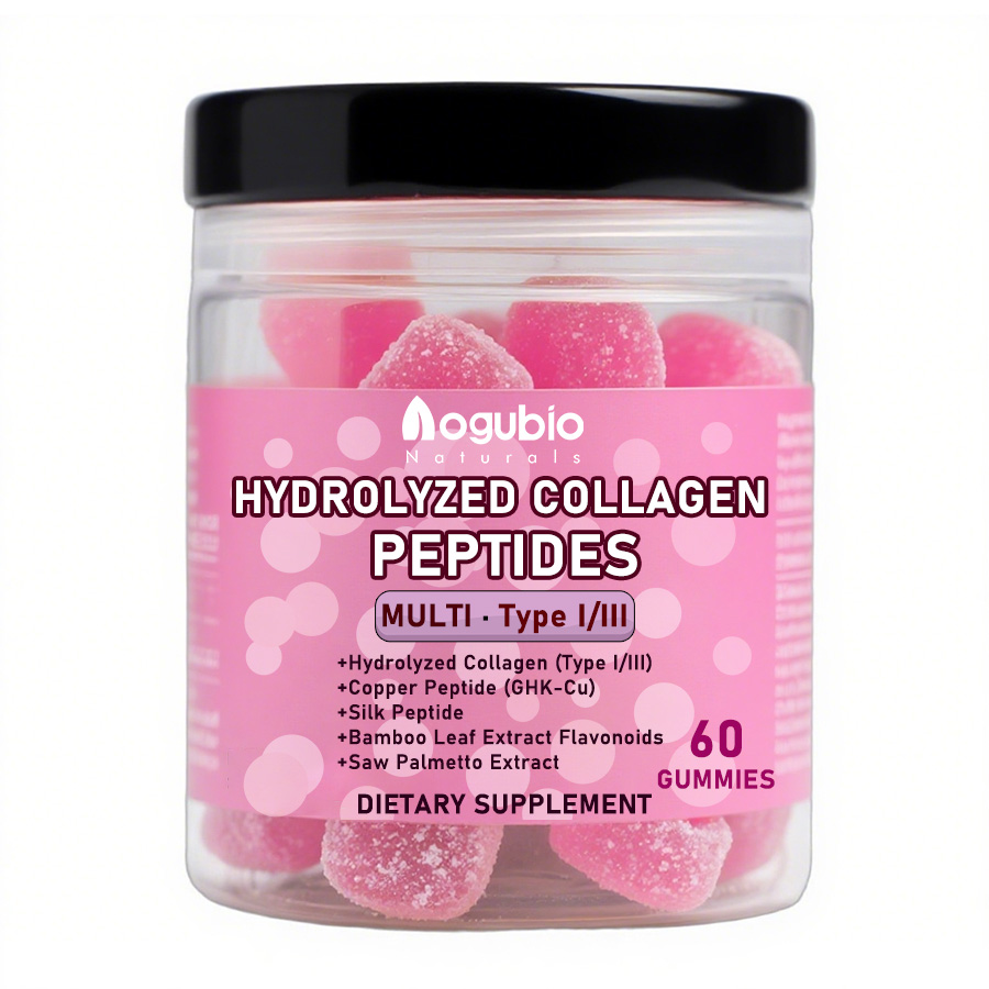 Hydrolyzed Collagen Gummies | With Silk Peptide, Bamboo Leaf & Saw Palmetto Extracts