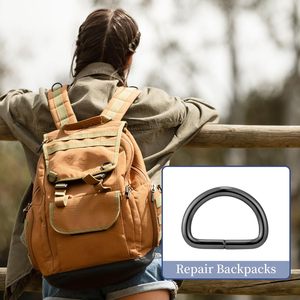 Boucle en métal en forme de D pour sac à main, accessoires de couture, artisanat, bricolage manuel - Product Image 6