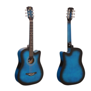 גיטרה אקוסטית מקצועית 38 אינץ' עם <span class=keywords><strong>6</strong></span> מיתרים, כלי נגינה בעבודת יד ישירות ממפעל בסין, איכות מעולה - Product Image 4