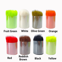 Neues Rams-Wollmaterial zum Fliegenbinden, 12 cm Länge, 8 Farben, Naturwolle für Streamer-Fliegen, Forellen-, Barsch- und Lachsfliegenbinden