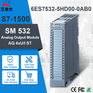 SIEMENS ของแท้ 100% 6ES7532-5HD00-0AB0 โมดูลเอาต์พุตแบบอนาล็อก AQ 4xU/I ST 16-บิต สำหรับ S7-1500 มีสินค้าในสต็อก - Product Image 1