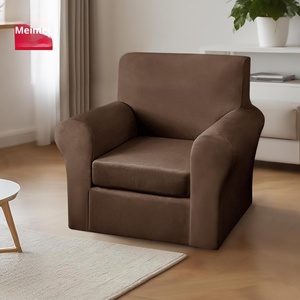 MeiMeileo Juego <span class=keywords><strong>de</strong></span> 2 <span class=keywords><strong>Fundas</strong></span> Lavables <span class=keywords><strong>para</strong></span> Sillón y Sofá, Transpirables, Antipolvo, Elásticas, con <span class=keywords><strong>Fundas</strong></span> Separadas <span class=keywords><strong>para</strong></span> Cojines (Oscuro) - Product Image 5