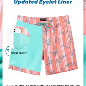 Pantalones Cortos de Verano Personalizados para Hombre, de Secado Rápido, con Bolsillos que Cambian de Color, Sensibles a la Temperatura, con Estampado de Animales, Cuadros, Puntos - Product Image 4