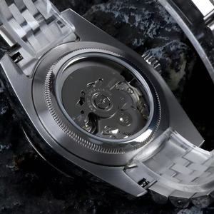 Montre étanche avec mouvement NH35, verre saphir, logo S, acier 316L, 36 mm, 39 mm, pour modèles <span class=keywords><strong>Seiko</strong></span> - Product Image 5