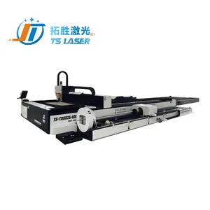 Tuosheng Laser Industrie 3000*1500Mm Ipg 1000W-6000W Plaat En Metalen Pijp Buis Cnc Fiber Lasersnijmachine Te Koop