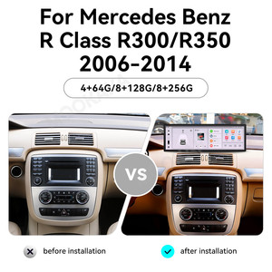 Autoradio MOOKAKA 14,9 pouces pour Mercedes Benz Classe <span class=keywords><strong>R</strong></span> R300/R350 2006-2014 Android GPS Navi Sté<span class=keywords><strong>r</strong></span>éo CarPlay sans fil Plug & Play - Product Image 2