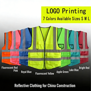 Gilet réfléchissant en tissu de soie à faible élasticité - Veste de sécurité haute visibilité pour la circulation et le cyclisme (vente en gros) - Product Image 4