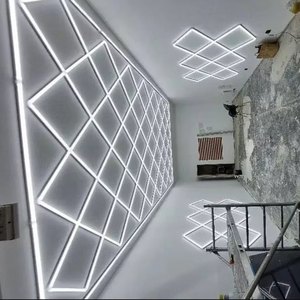 육각 벌집 자동차 LED 방수 작업등 220V 연결 가능 IP54 작업장 및 자동차 수리 사용 - Product Image 1