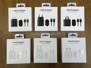 Adattatore di Alimentazione Rapida PD 25W, Caricatore da Muro USB Tipo C, Spina a <span class=keywords><strong>3</strong></span> Pin UK/<span class=keywords><strong>US</strong></span>/EU EP TA800 per Samsung Galaxy S25 S26 Ultra - Product Image 2