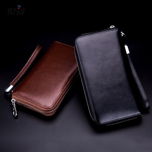 Hotsales RTS <b>RFID</b> <b>Wallet</b> Custom logo Purse Leather Cluth <b>Wallet</b> for Women with Polyester - Product Image 6
