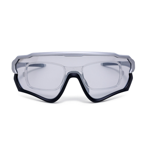 HUBO 510, las mejores gafas <span class=keywords><strong>de</strong></span> <span class=keywords><strong>sol</strong></span> para ciclismo, lentes intercambiables, gafas graduadas fotocromáticas polarizadas, Azul, Blanco y dorado para montaña - Product Image 4