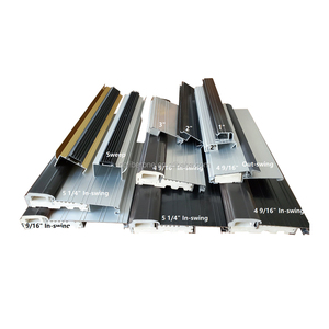<span class=keywords><strong>Seuil</strong></span> <span class=keywords><strong>de</strong></span> <span class=keywords><strong>porte</strong></span> en <span class=keywords><strong>aluminium</strong></span> WPC PVC standard américain 116, 143, 167, 193, 218, 243 mm - Product Image 3