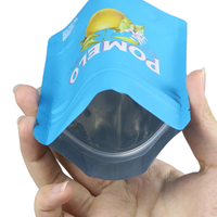 Stock refermable Blue Candy Doypack 3.5G sac en plastique recyclable de qualité alimentaire fermeture éclair mylar odeur preuve support pochette gravure imprimée