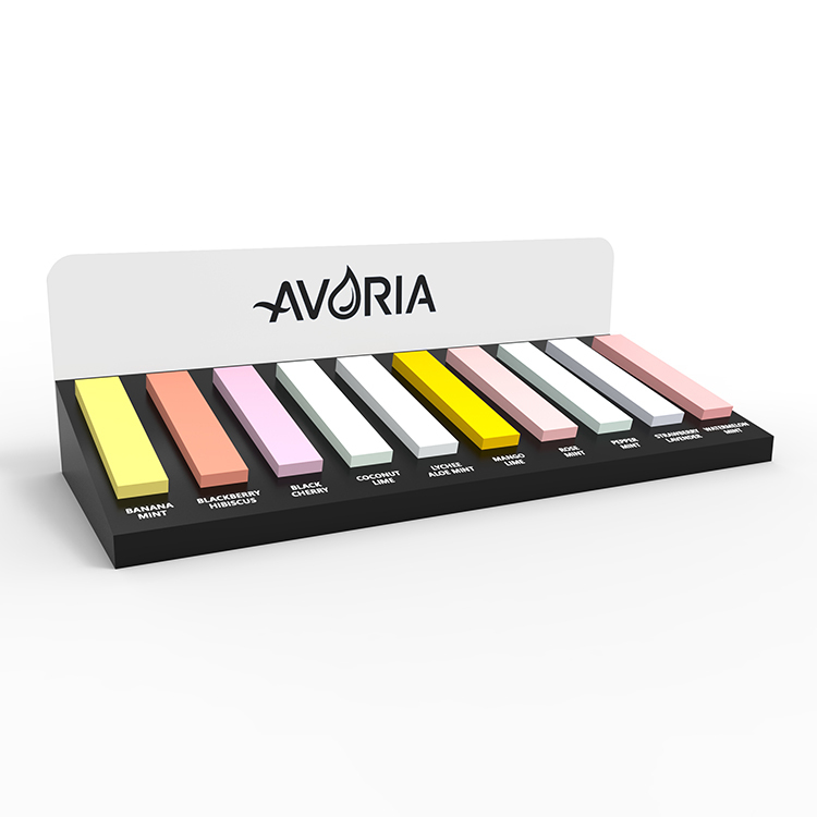 Hot Selling Acrylic Countertop Nail Polish & Cosmetic Display Stand with Custom Logo Easy Assembly Carton Packed for Stores — view 2