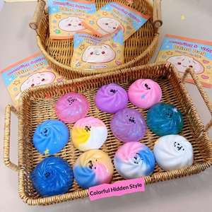 Jouet Squishy en forme de Dumpling, Jouets Souples à Presser Anti-Stress, Squishy Pâton de Vapeur Pailleté, Jouets Squishy Dumpling en Boîte Mystère - Product Image 4