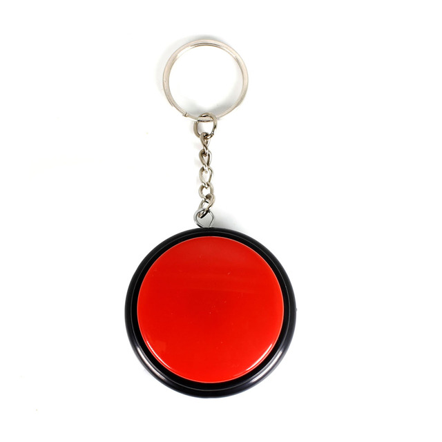 Plastic Talking Digital Keychain Custom Voice Sound Mini Voice Recorder Cartoon Pattern CE Certified Fashion Trend Business
