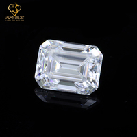 Pierre de moissanite certifiée GRA 5x7mm 7x9mm VVS, vente en gros de bijoux, moissanite en vrac, DEF blanc, taille émeraude, diamant de moissanite