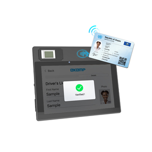 <span class=keywords><strong>Tablette</strong></span> d'Enregistrement d'Identité Civile de 8 Pouces avec Lecteur d'Empreintes Digitales et Lecteur de Carte Intelligente pour la Vérification de l'Identité d'Immigration - Product Image 3