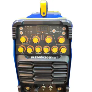 ช่างเชื่อมอุปกรณ์ WSME 200 DC MMA AC DC ช่างเชื่อมอินเวอร์เตอร์ TIG 200แอมป์เครื่องเชื่อม