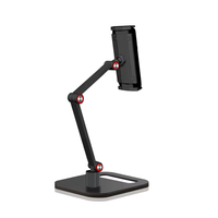 Support de téléphone portable et tablette en alliage d'aluminium commercial, réglable et flexible, pour bureau, vente directe usine pour cadeaux d'entreprise OEM